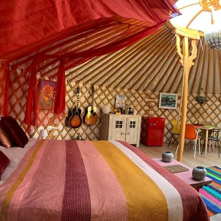 Overnachten in een luxe yurt! Zonnemaire Buitenkant foto