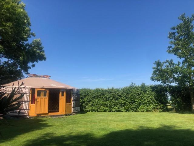 Overnachten in een luxe yurt! Zonnemaire Buitenkant foto